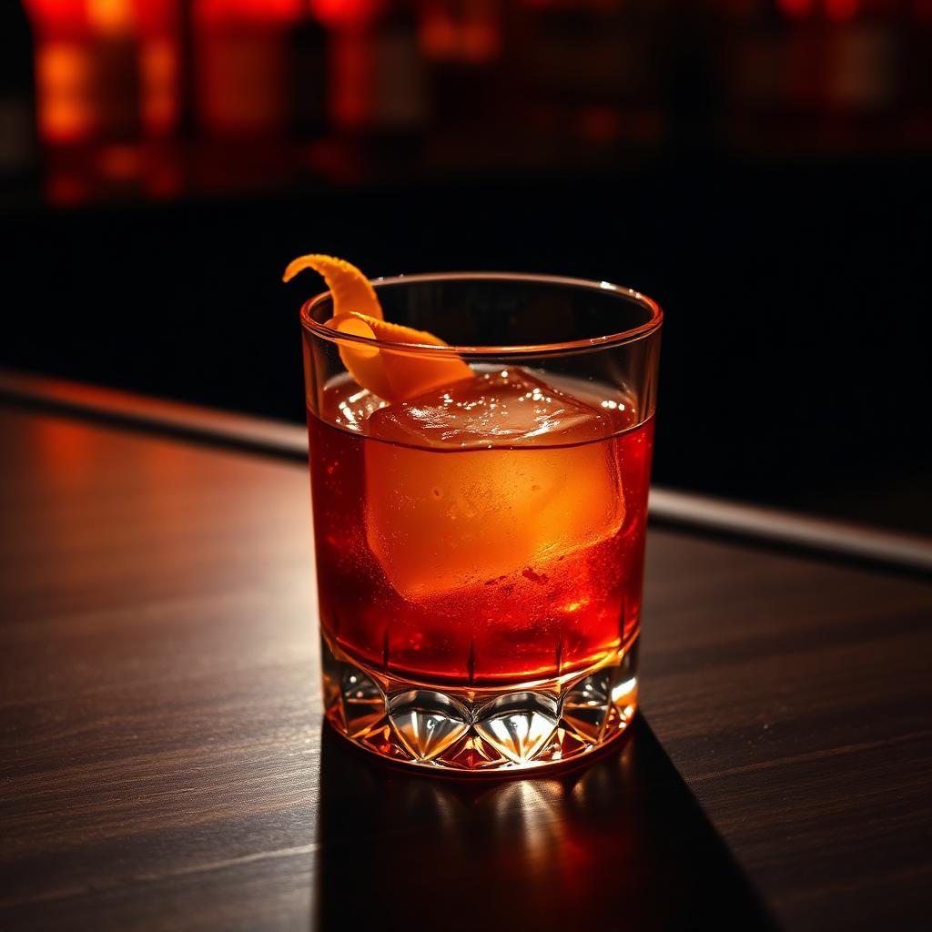 Boulevardier cocktail at Alibi
